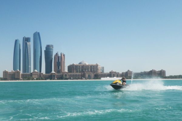 High-Speed Fun in Abu Dhabi: Jet Skiing by Yas Island